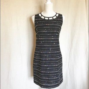 Vince Camuto Tweed Shift Dress Rainbow